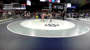 215 lbs Cons. Quarters - Noah Weaver, IN vs Josh Hoffer, IL