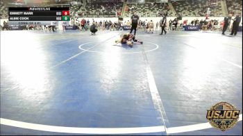 90 lbs Consi Of 8 #1 - Emmett Marr, Disciple Wrestling vs Albie Cook, Hoisington Jr Cardinals
