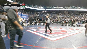 7A 165 lbs Cons. Semi - Moldiyar Daniyapov, Cox Mill vs John Bane, New Bern