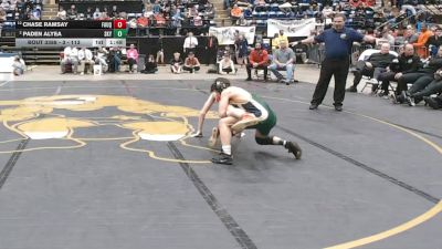 3 - 113 lbs 1st Place Match - Chase Ramsay, Fauquier vs Paden Alyea, Skyline