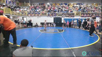 64 lbs Quarterfinal - Conlan Robertson, Prime Wrestling vs Bree Johnson, Standfast