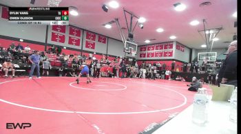 126 lbs Consi Of 16 #2 - Dylin Vang, Tulsa Union vs Owen Oleson, Checotah