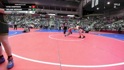 127 lbs Round 2 - Kyra Humphries, Panther Youth Wrestling-CPR vs Melanie Medrano, Springdale Elite Wrestling Club