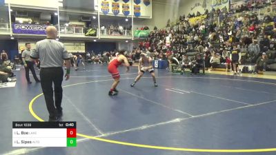 160 lbs Consy 8 - Lucas Boe, Lake Highland Prep-FL vs Luke Sipes, Altoona