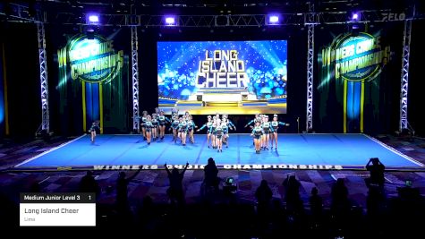 Long Island Cheer - Lime [2025 Medium Junior Level 3 1] 2025 Winners Choice Live at Foxwoods