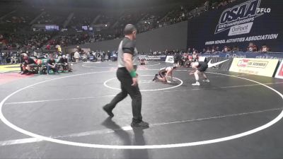 6A Boys 106 lbs Champ. Round 1 - Jace Thompson, Mountainside Boys vs Zaine Bennett, Roseburg Boys