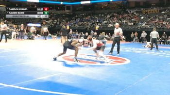 126 Class 3 lbs Quarterfinal - Camdon Kunkel, Carl Junction vs Ravion Davis, Belton