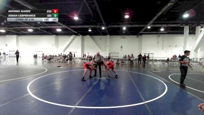 109 lbs Consi Of 8 #2 - Antonio Juarez, Stout Wr Ac vs Josiah Lesperance, Juggernaut WC