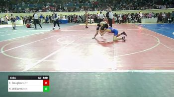 94 lbs Round Of 16 - Trusten Douglas, Mustang Middle School vs Ka`imikai Williams, Moore