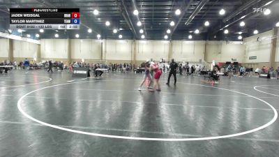 132 lbs Semifinal - Jaden Weisgal, Brandon vs Taylor Martinez, Team Jax Wrestling