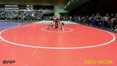 55 lbs Quarterfinal - Traesyn Anglin, Hawks WC Lincoln vs Salvador Ochoa, Gomez Brothers Grappling Academy