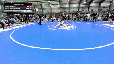 126 lbs Cons. Sub-rd Of 16 - Justin Kilman, All Phase Wrestling vs Dylan Dannenmann, Peninsula Wrestling