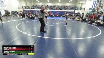126 lbs Cons. Round 1 - Isaiah Marsh, Potlatch vs Riley Johnson, Lewiston