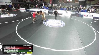 125 lbs Cons. Round 3 - Jonathan Garcia, Delano Diablos Wrestling vs Michael Davis, Ground Creatures Wrestling