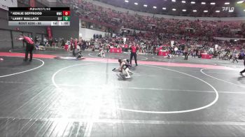 95 lbs Cons. Round 4 - Laney Wallace, Saint Croix Falls vs Kenlie Seffrood, Monroe Wrestling Club