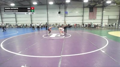 100 lbs Round 1 (9am Saturday) - Kerrigan Davis, Terps Xpress vs Kanoa Saferite, Dynasty Black