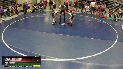 58 lbs 3rd Place Match - Kaius Hermansen, Uintah Jr High Wrestling vs Ace Higley, JWC