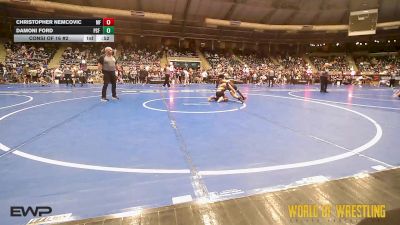 92 lbs Consi Of 16 #2 - Christopher Nemcovic, Morris Fitness vs Damoni Ford, PSF Wrestling