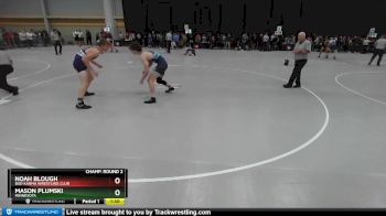 165 lbs Champ. Round 2 - Mason Plumski, Minnesota vs Noah Blough, Bad Karma Wrestling Club