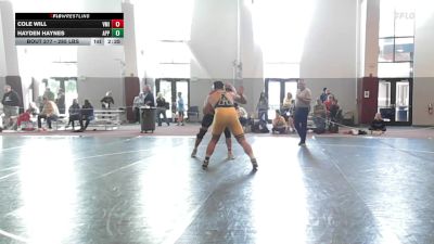 285 lbs Consi Of 8 #1 - Cole Will, VMI vs Hayden Haynes, Appalachian State