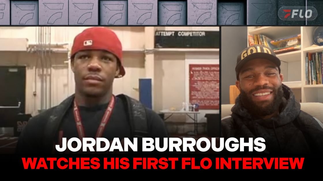 Jordan Burroughs Watching His First Ever Interview