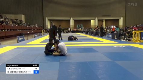 ISAAC E CORDOVA vs BRUNO CORDEIRO SENA 2024 Pan IBJJF Jiu-Jitsu No-Gi Championship
