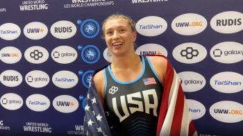 Kylie Welker After Securing 3rd U23 World Gold Medal