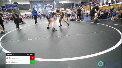 145-155 lbs Rr Rnd 2 - Nevaeh Dorsey, Choctaw Ironman vs Payton Sinclair, Choctaw Ironman