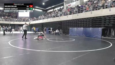 136 lbs Round Of 16 - Holden Deller, Red Lion vs Mason Castillo, Reading