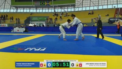 JOÃO BRUNO SOUZA DE SOUZA vs THIAGO ARAUJO MACHADO 2026 FPJJ Circuito Paulista GI Etapa 3