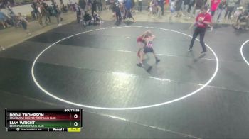 67 lbs Cons. Round 3 - Liam Wright, Bear Cave Wrestling Club vs Bodhi Thompson, Grandview Wolves Wrestling Club