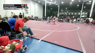 122 lbs Rr Rnd 2 - Jake Schiavone, Mat Assassins Black - HSC vs Vincent Orandello, VHW Red - HSC