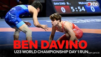 Every Ben Davino Match From Day 1 U23 Worlds!
