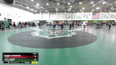 285 lbs Cons. Round 2 - Vito Massa, St. Cloud State vs Marko Ivanisevic, Illinois