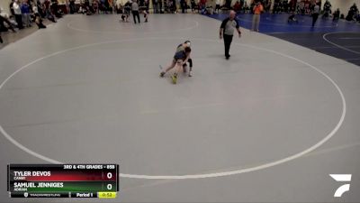 85B Quarterfinal - Tyler DeVos, Canby vs Samuel Jenniges, Adrian