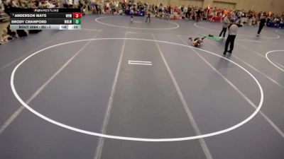 8U - K Champ. Round 1 - Tuff Huff, Centennial Youth Wrestling vs Daniel Thomas, Pursuit Wrestling Minnesota