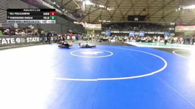 Boys 2A 215 lbs Champ. Round 2 - Eli Policarpio, Chief Sealth vs Theodore Engle, Pullman