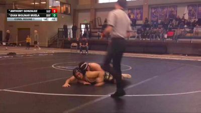 190 lbs Cons. Round 1 - Anthony Gonzalez, Cheyenne East vs Evan Molinar Muela, South