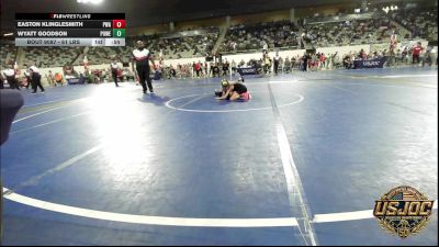 61 lbs Consi Of 4 - Easton Klinglesmith, Perry Wrestling Academy vs Wyatt Goodson, Powerhouse Gold