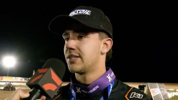 Gavin Miller Reacts After First Career USAC Sprint Car Win At Route 66
