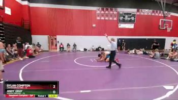 142 lbs Round 7 (8 Team) - Andy Gray, Kansas Bronze vs Dylan Compton, Louisianimals Red