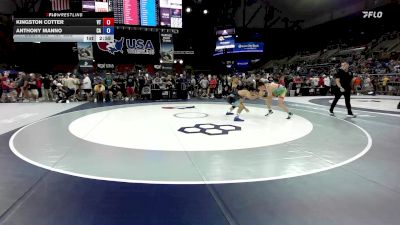 157 lbs Champ. Rd Of 128 - Kingston Cotter, VT vs Anthony Manno, CA