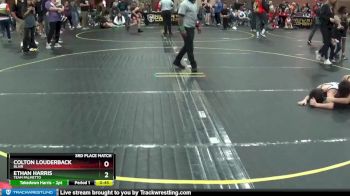 70 lbs 3rd Place Match - Colton Louderback, Blair vs Ethan Harris, Team Palmetto