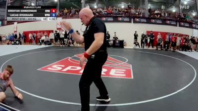 125 kg Cons. Round 9 - Brentan Simmerman, Golden Pride Wrestling Club vs Lucas Stoddard, West Point Wrestling Club