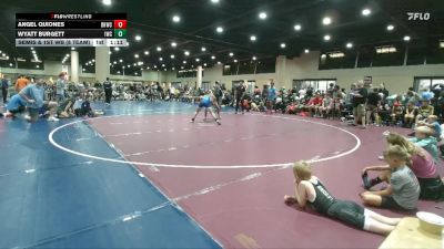 125 lbs Semis & 1st Wb (8 Team) - Wyatt Burgett, IronClad WC vs Angel Quiones, BHWC Florida Supreme Young Guns