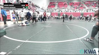 83 lbs Semifinal - Asher Jordan, Carl Albert vs Patrick Morgan, OKC Saints Wrestling