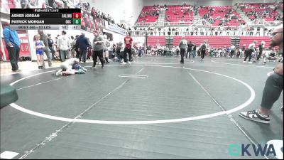 83 lbs Semifinal - Asher Jordan, Carl Albert vs Patrick Morgan, OKC Saints Wrestling