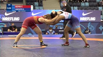 69 kg 1/2 Final - Yevheniia Siedykh, Ukraine vs Harshita Harshita, India