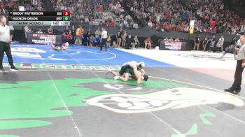 Champ. Round 1 - Hudson Deeds, North Platte St. Patrick`s vs Brody Patterson, Wilcox-Hildreth