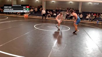 165 lbs Champ. Round 3 - Vinny Alm, Rochester Community & Tech. College vs Legend Ellis, Unattached